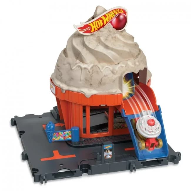 Набір ігровий Hot Wheels Пригоди в магазині морозива HKX38 фото 6 Набір ігровий Hot Wheels Пригоди в магазині морозива HKX38 фото 6