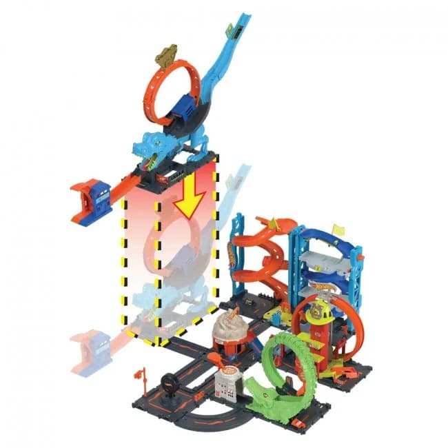 Трек Hot Wheels Полювання Ті-Рекса HKX42 фото 4 Трек Hot Wheels Полювання Ті-Рекса HKX42 фото 4