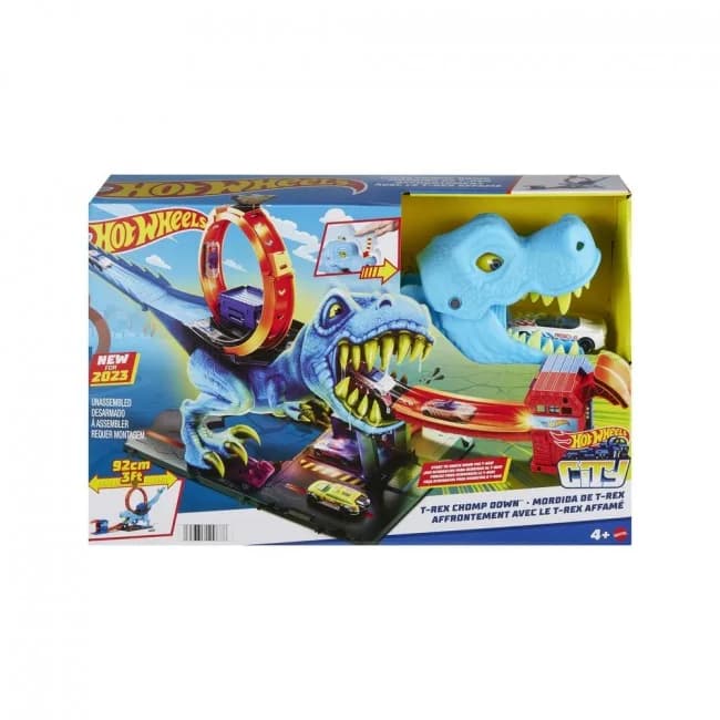 Трек Hot Wheels Полювання Ті-Рекса HKX42 фото 2 Трек Hot Wheels Полювання Ті-Рекса HKX42 фото 2