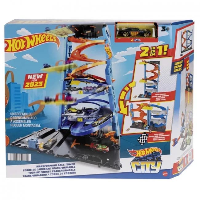 Трек Hot Wheels Супервежа для перегонів HKX43 фото 2 Трек Hot Wheels Супервежа для перегонів HKX43 фото 2