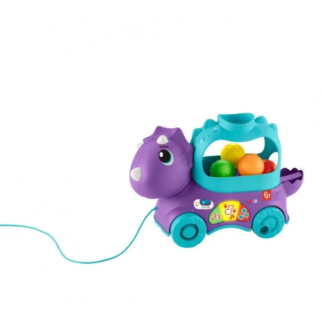 Каталка Fisher-price Веселий трицератопс HNR53 фото 8 Каталка Fisher-price Веселий трицератопс HNR53 фото 8