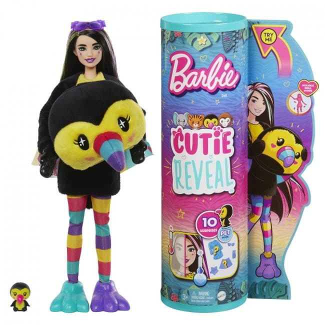 Лялька Barbie Друзі з джунглів тукан HKR00 Лялька Barbie Друзі з джунглів тукан HKR00