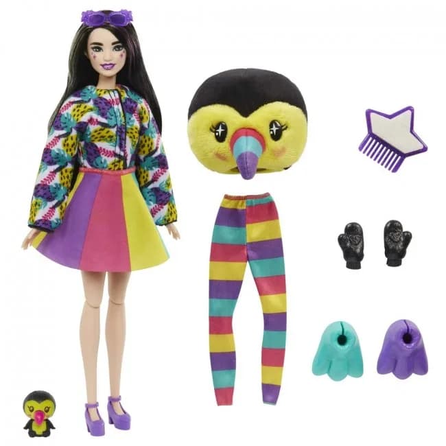 Лялька Barbie Друзі з джунглів тукан HKR00 фото 2 Лялька Barbie Друзі з джунглів тукан HKR00 фото 2