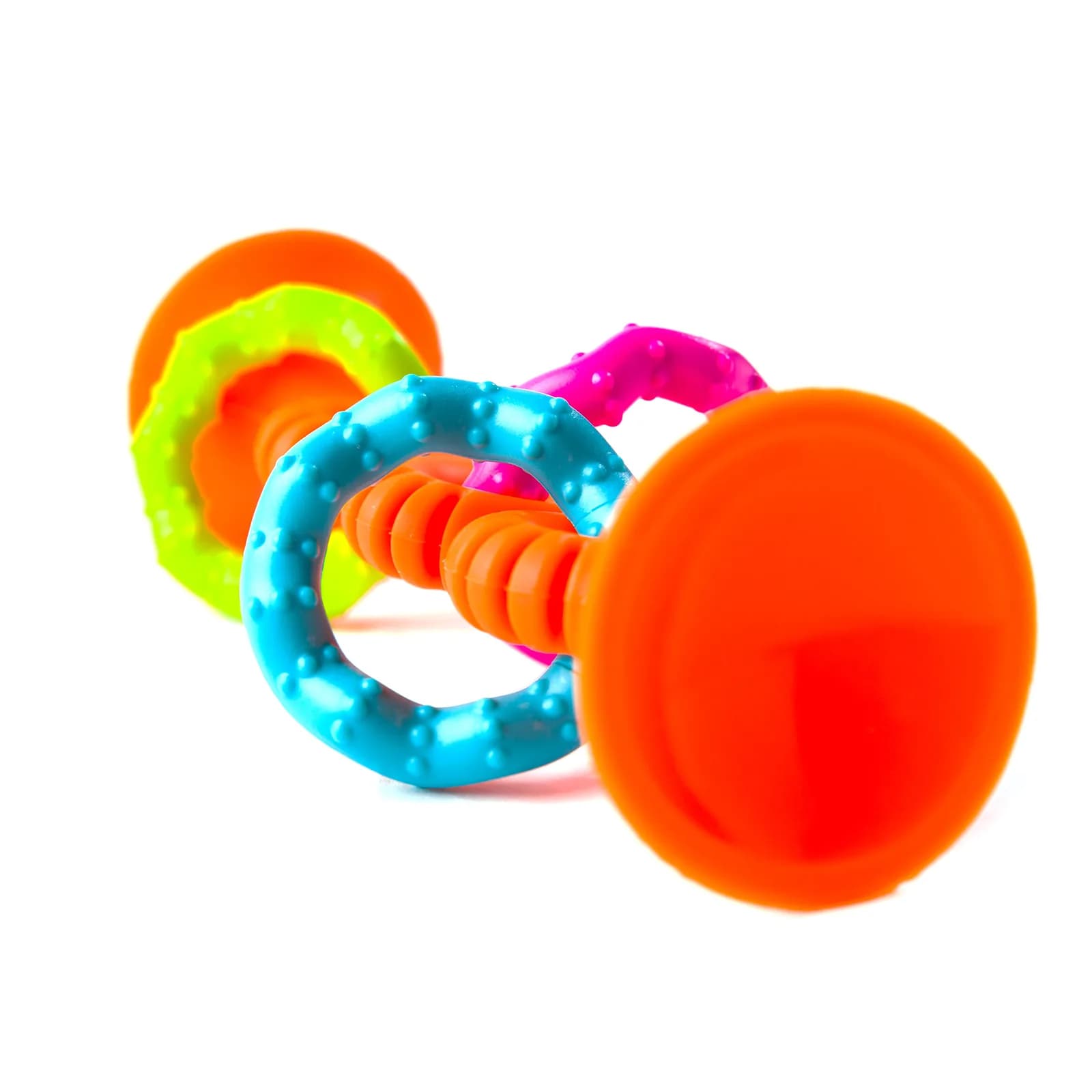 Брязкальце-прорізувач Fat Brain Toys pipSquigz Loops F165ML фото 6 Брязкальце-прорізувач Fat Brain Toys pipSquigz Loops F165ML фото 6