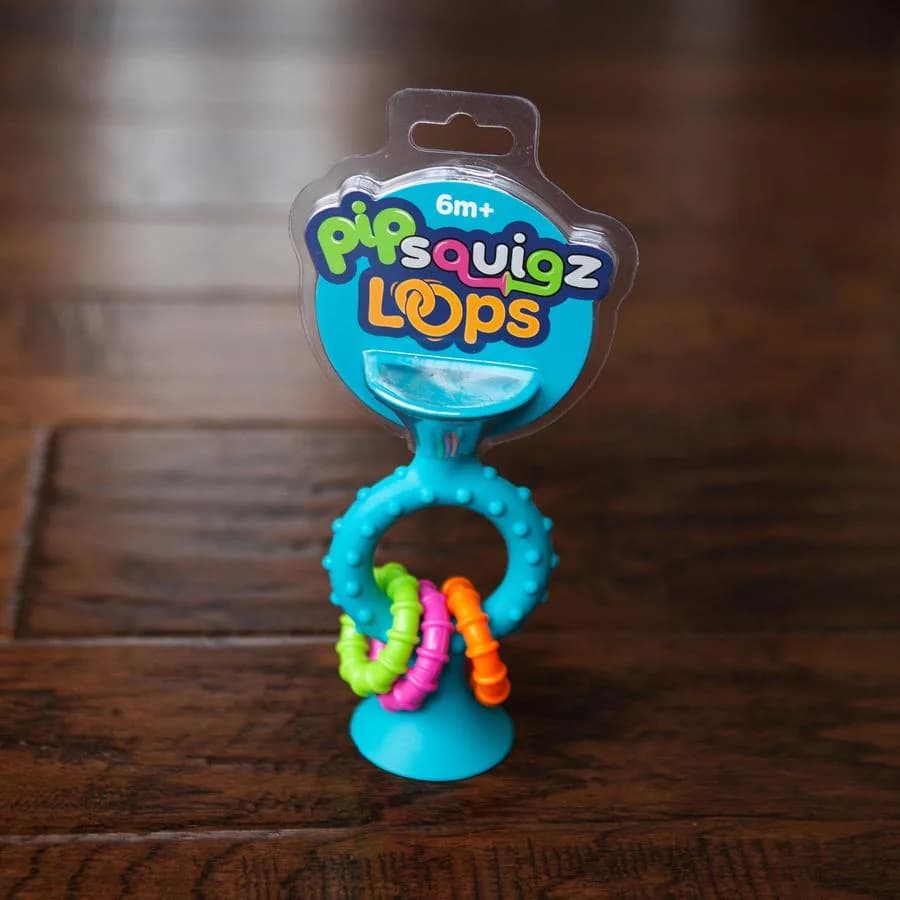 Брязкальце-прорізувач Fat Brain Toys pipSquigz Loops F166ML фото 4