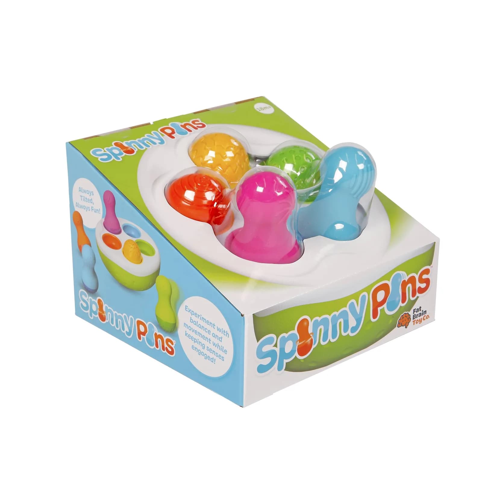 Сортер-балансир Неваляшки Fat Brain Toys Spinny Pins F248ML фото 2 Сортер-балансир Неваляшки Fat Brain Toys Spinny Pins F248ML фото 2
