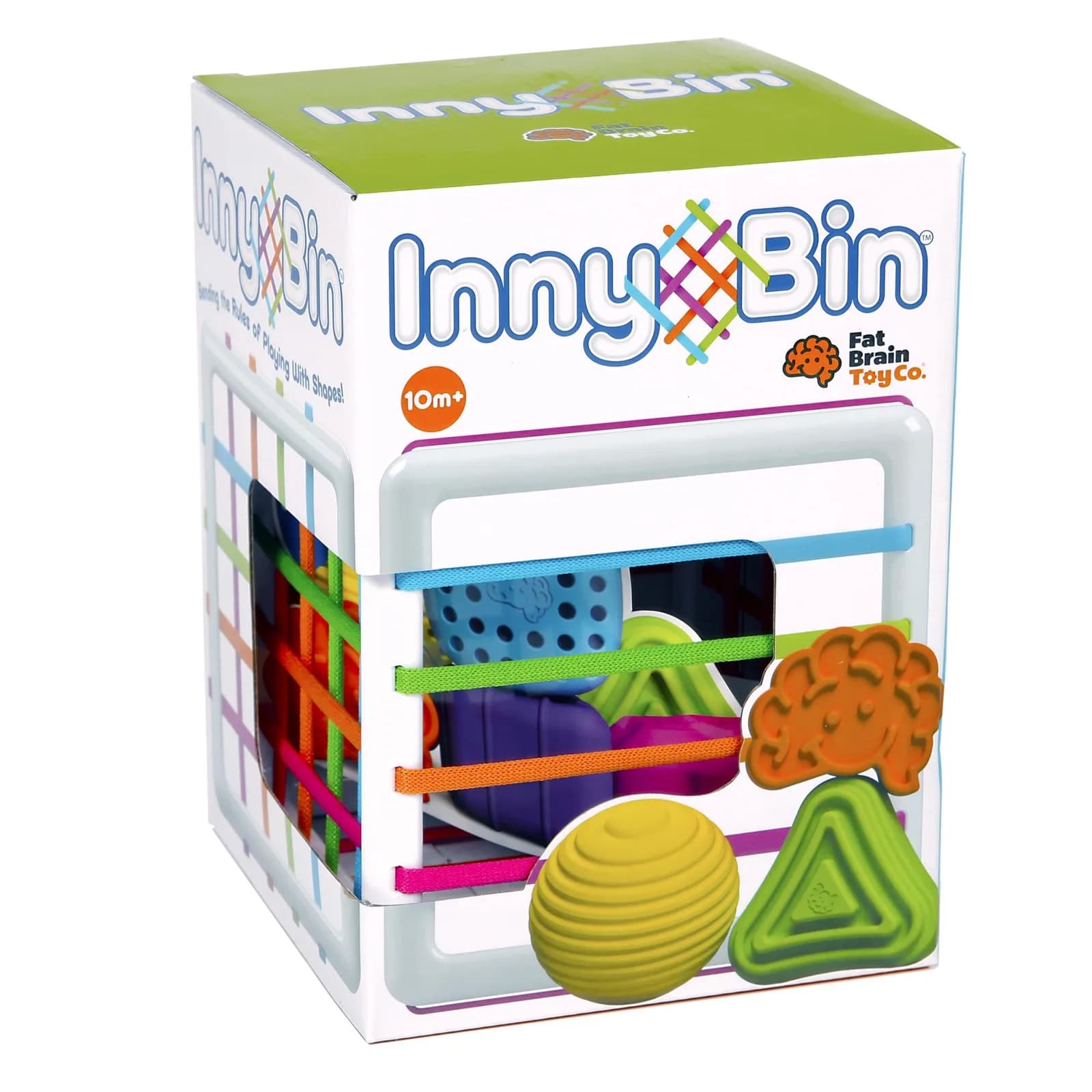 Сортер-куб со стенками-шнурочками Fat Brain Toys InnyBin F251ML фото 2