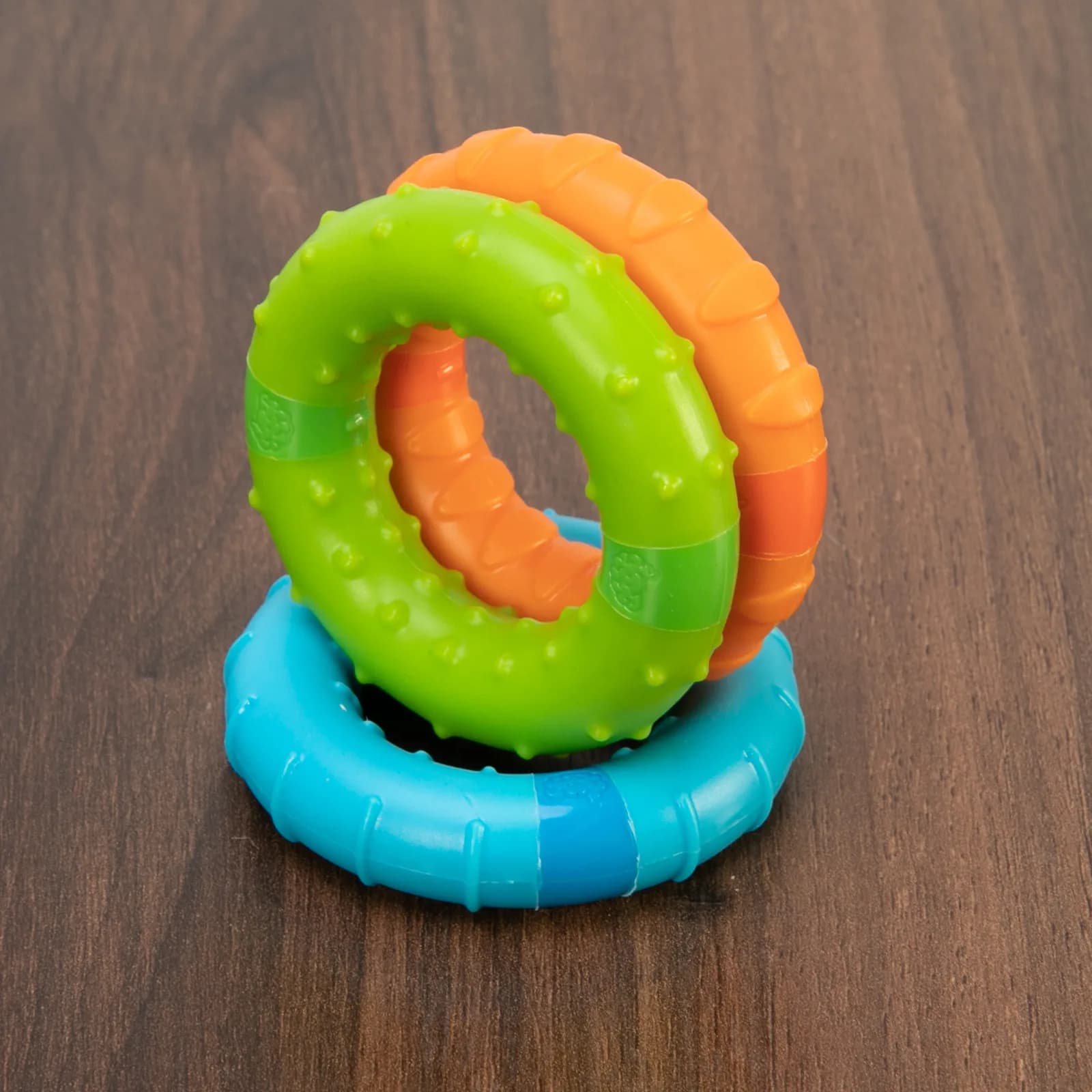 Игрушка тактильная Магнитные кольца Fat Brain Toys SillyRings 3шт F269ML фото 2