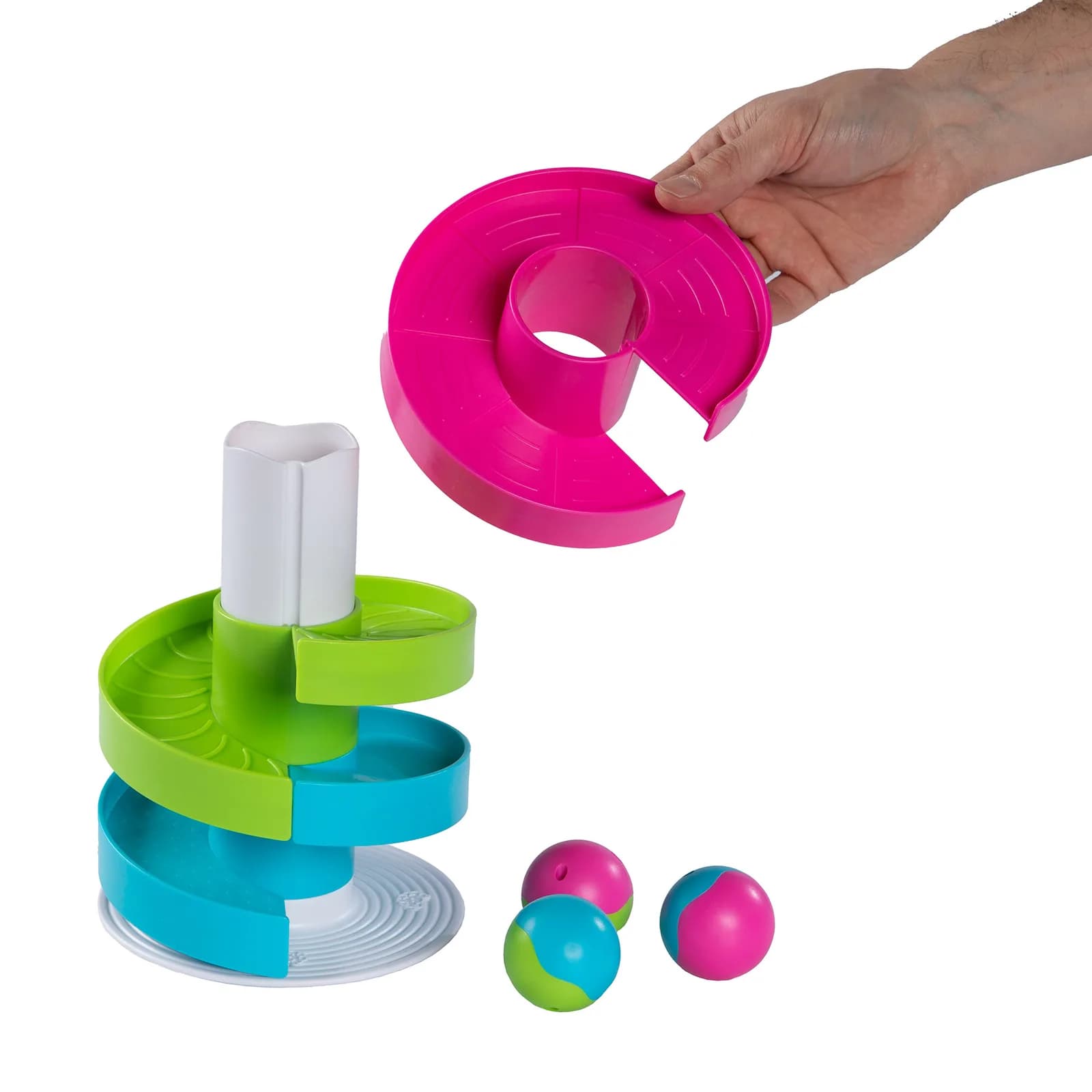 Іграшка розвиваюча Трек-балансир для кульок Fat Brain Toys Wobble Run F273ML фото 4