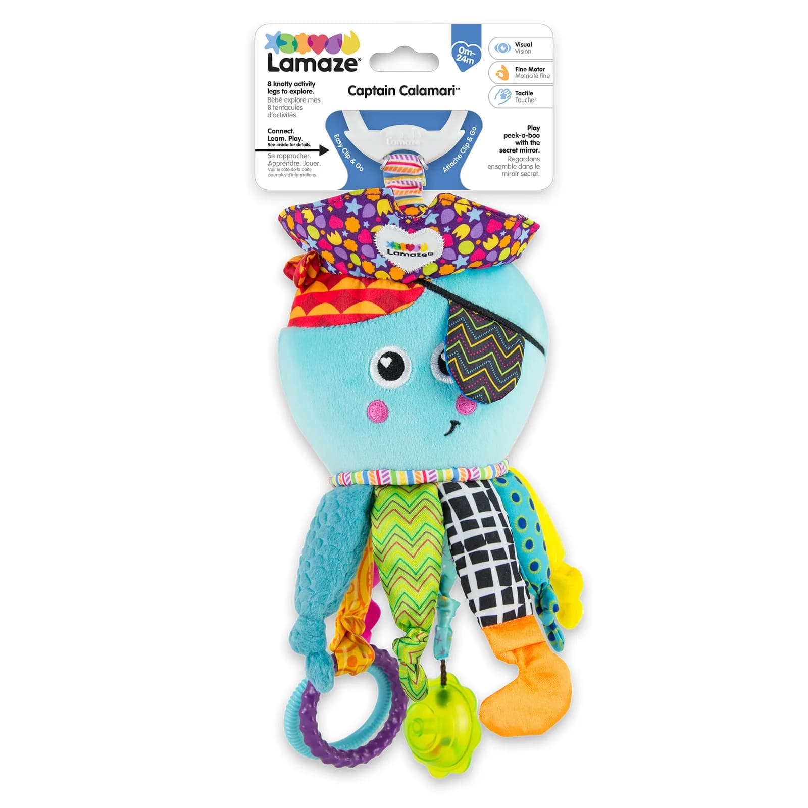 Подвеска Lamaze Осьминог с прорезывателем L27068 фото 2 Подвеска Lamaze Осьминог с прорезывателем L27068 фото 2