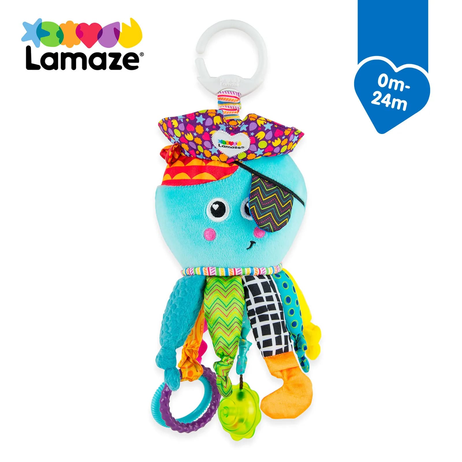 Подвеска Lamaze Осьминог с прорезывателем L27068 фото 5 Подвеска Lamaze Осьминог с прорезывателем L27068 фото 5