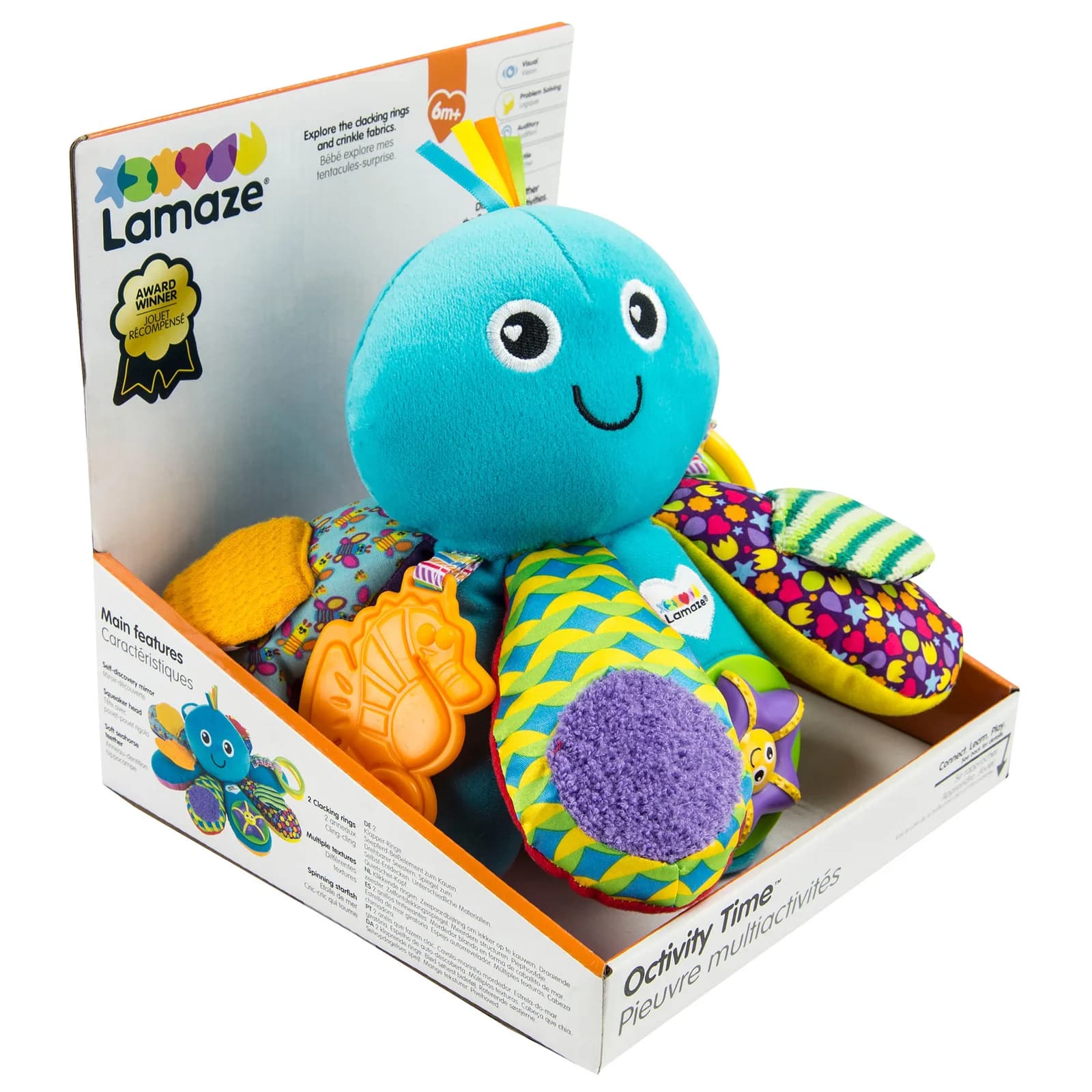Іграшка розвиваюча Lamaze Капітан Восьминіг L27206 фото 4 Іграшка розвиваюча Lamaze Капітан Восьминіг L27206 фото 4