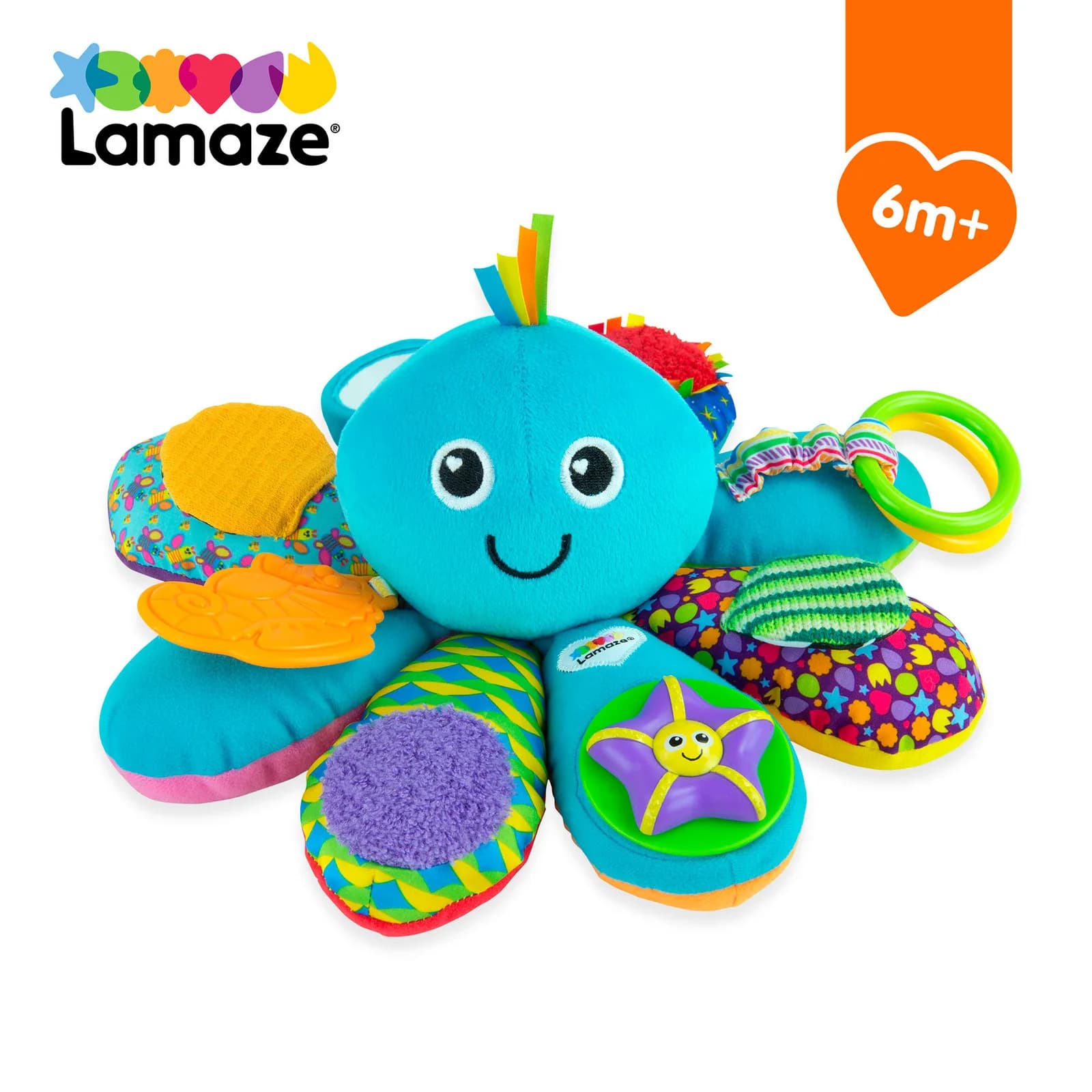 Іграшка розвиваюча Lamaze Капітан Восьминіг L27206 фото 2 Іграшка розвиваюча Lamaze Капітан Восьминіг L27206 фото 2