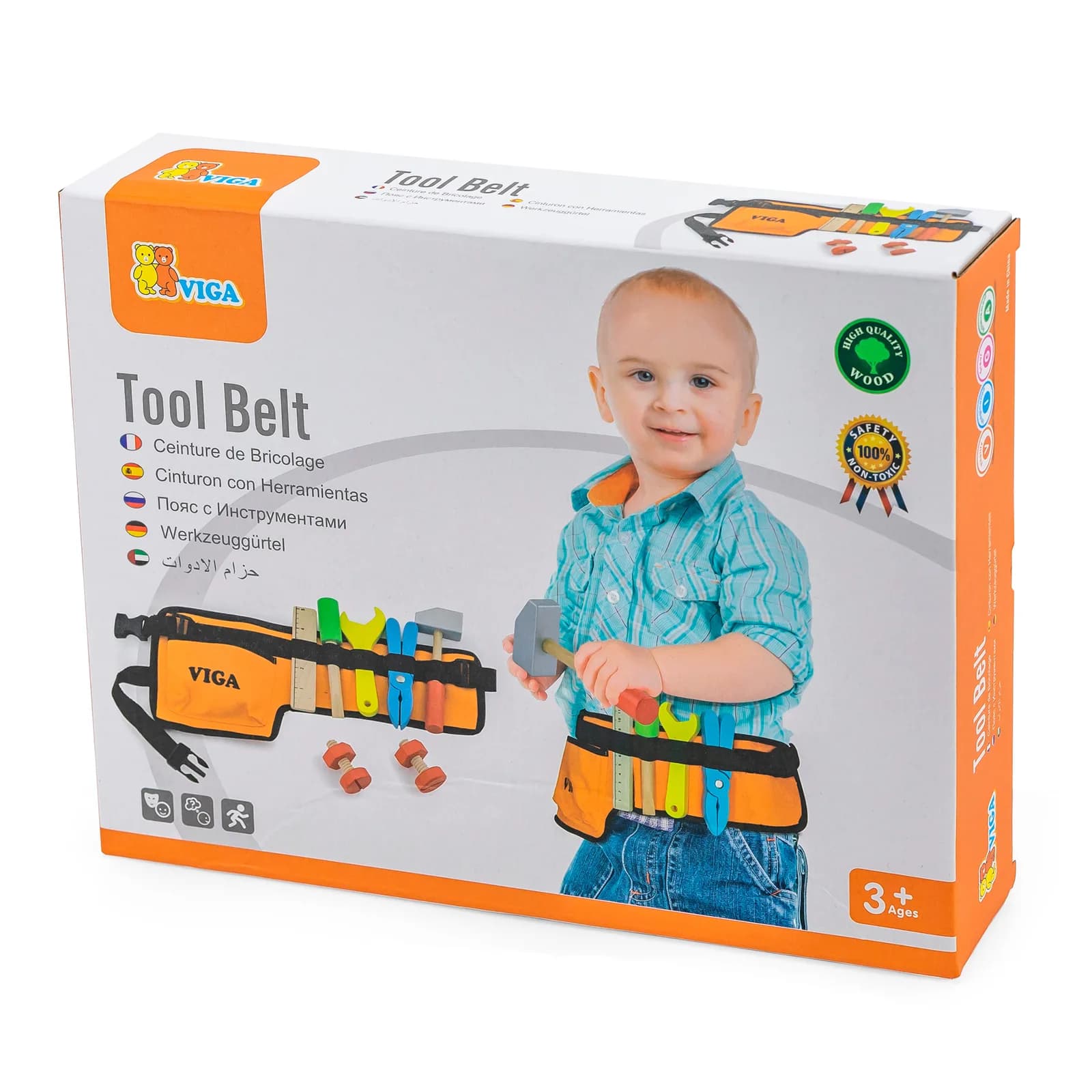 Набір ігровий Viga Toys Пояс з інструментами 50532 фото 3 Набір ігровий Viga Toys Пояс з інструментами 50532 фото 3