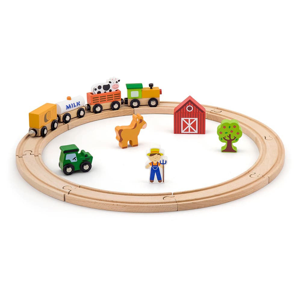 Набор игровой Viga Toys Железная дорога 51615 Набор игровой Viga Toys Железная дорога 51615