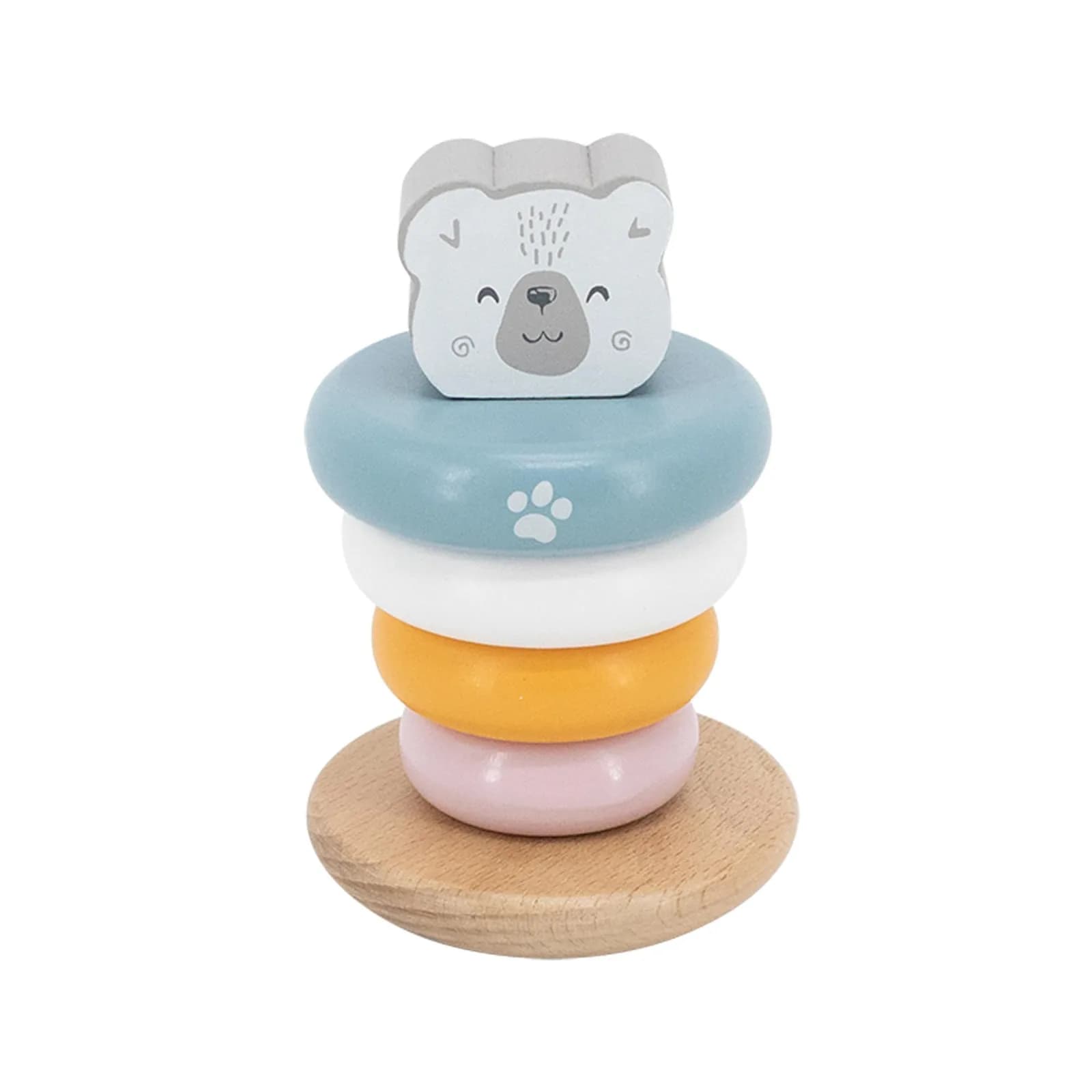 Пірамідка дерев'яна Viga Toys Білий ведмідь 44005 фото 5 Пірамідка дерев'яна Viga Toys Білий ведмідь 44005 фото 5