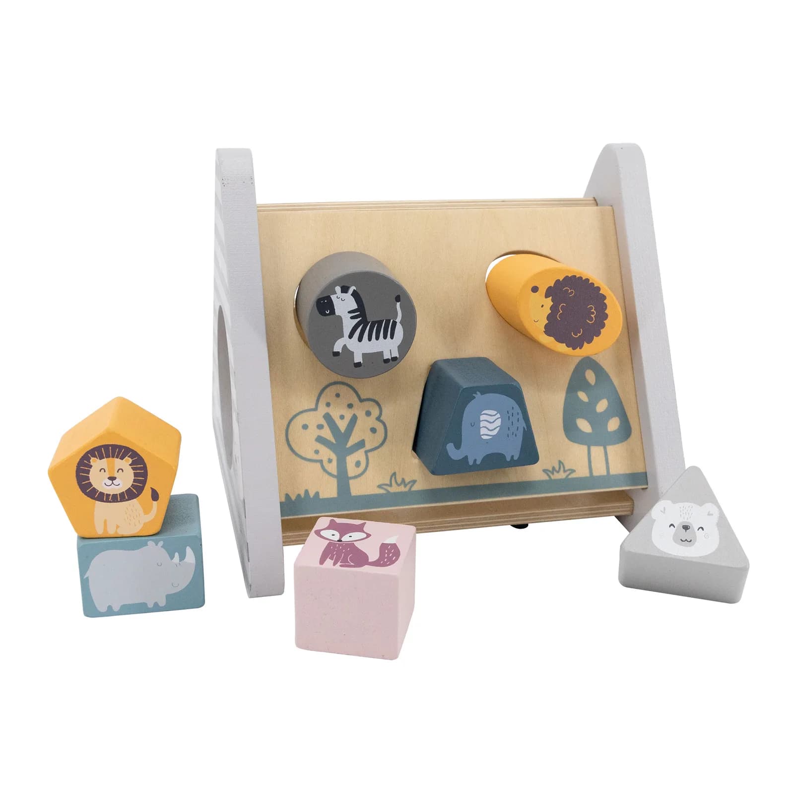 Сортер дерев'яний Viga Toys Розвиток 5в1 44007 фото 4 Сортер дерев'яний Viga Toys Розвиток 5в1 44007 фото 4
