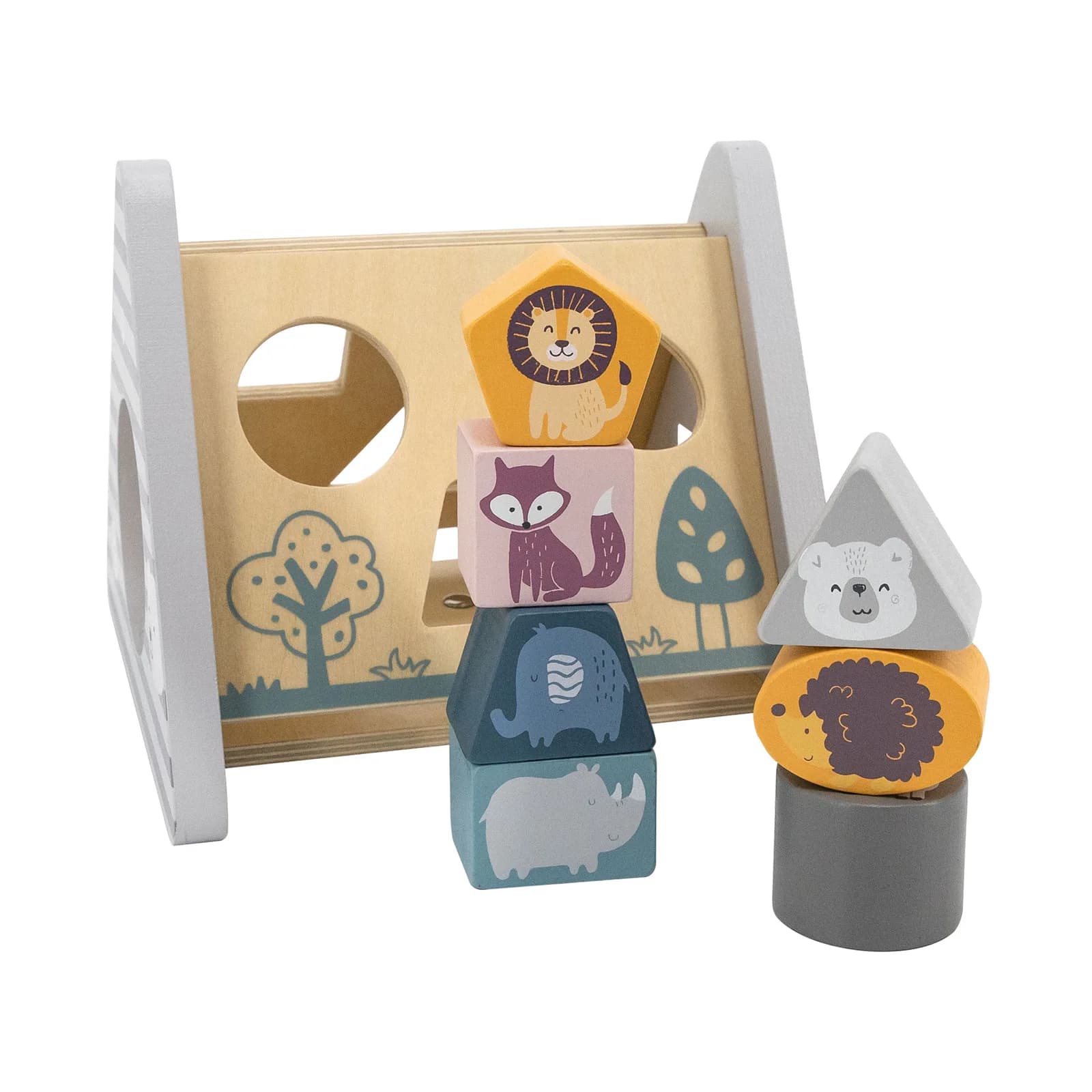 Сортер дерев'яний Viga Toys Розвиток 5в1 44007 фото 5 Сортер дерев'яний Viga Toys Розвиток 5в1 44007 фото 5
