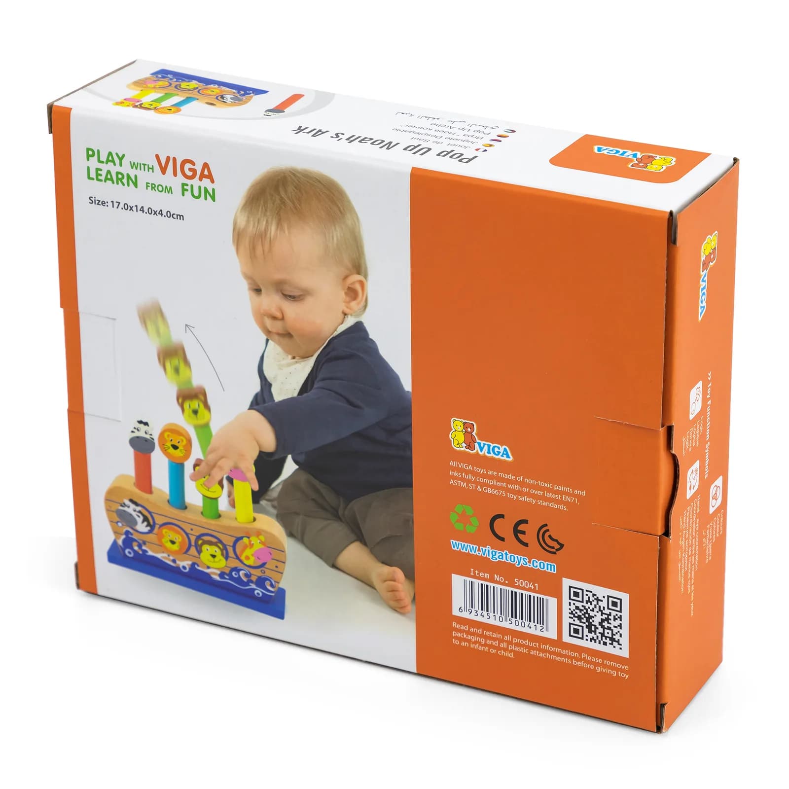 Іграшка розвиваюча Viga Toys Веселий ковчег 50041 фото 3 Іграшка розвиваюча Viga Toys Веселий ковчег 50041 фото 3