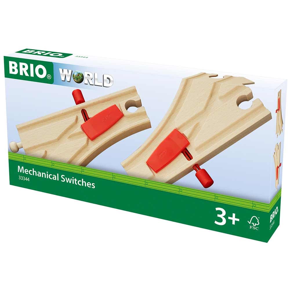Стрелки с механизмом для железной дороги BRIO 33344