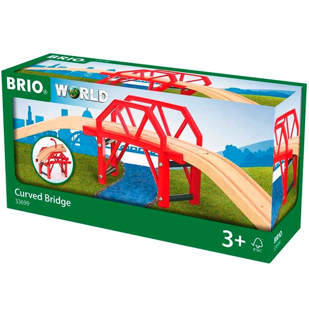 Вигнутий міст для залізниці Brio 33699