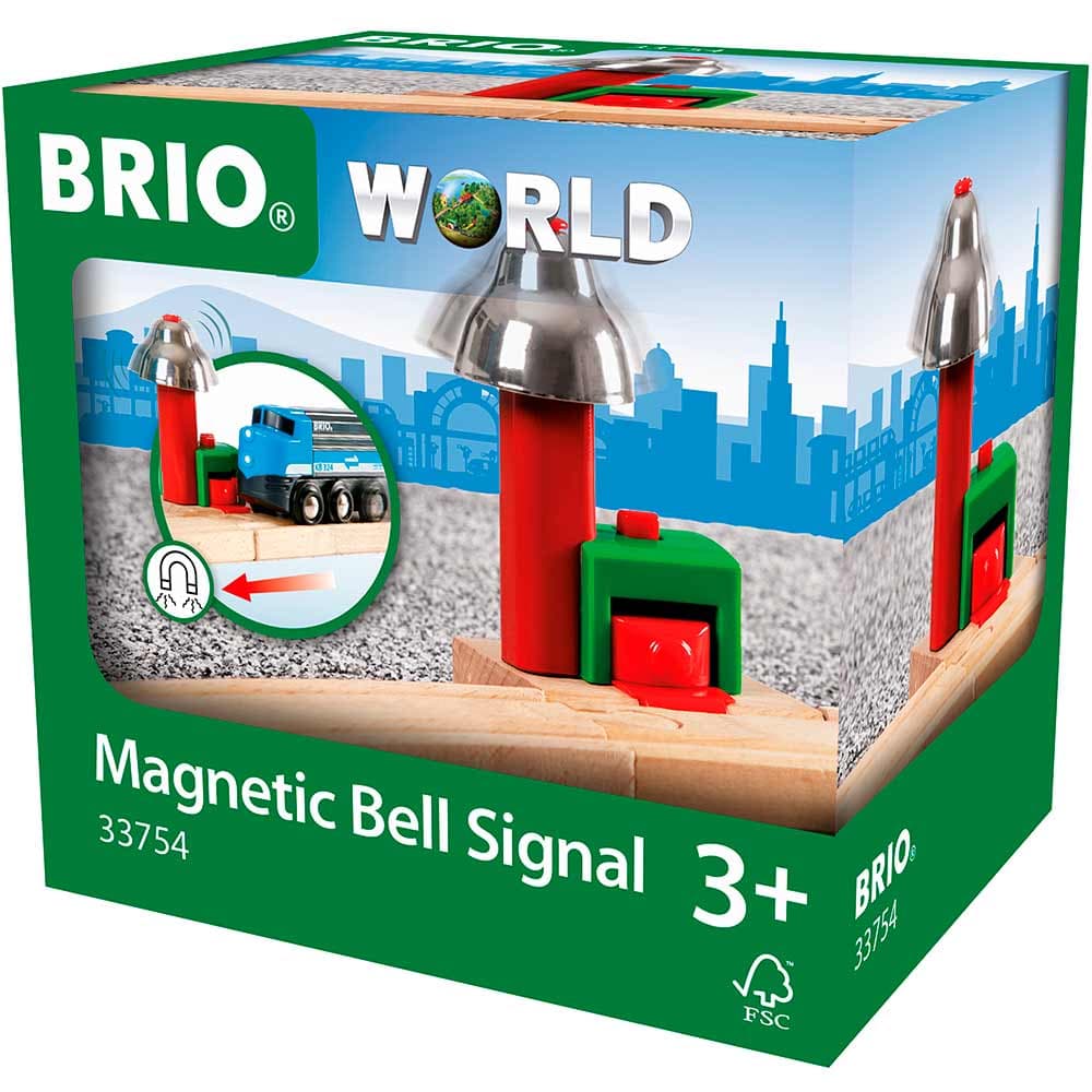 Сигнальный колокольчик для железной дороги на магнитах Brio 33754
