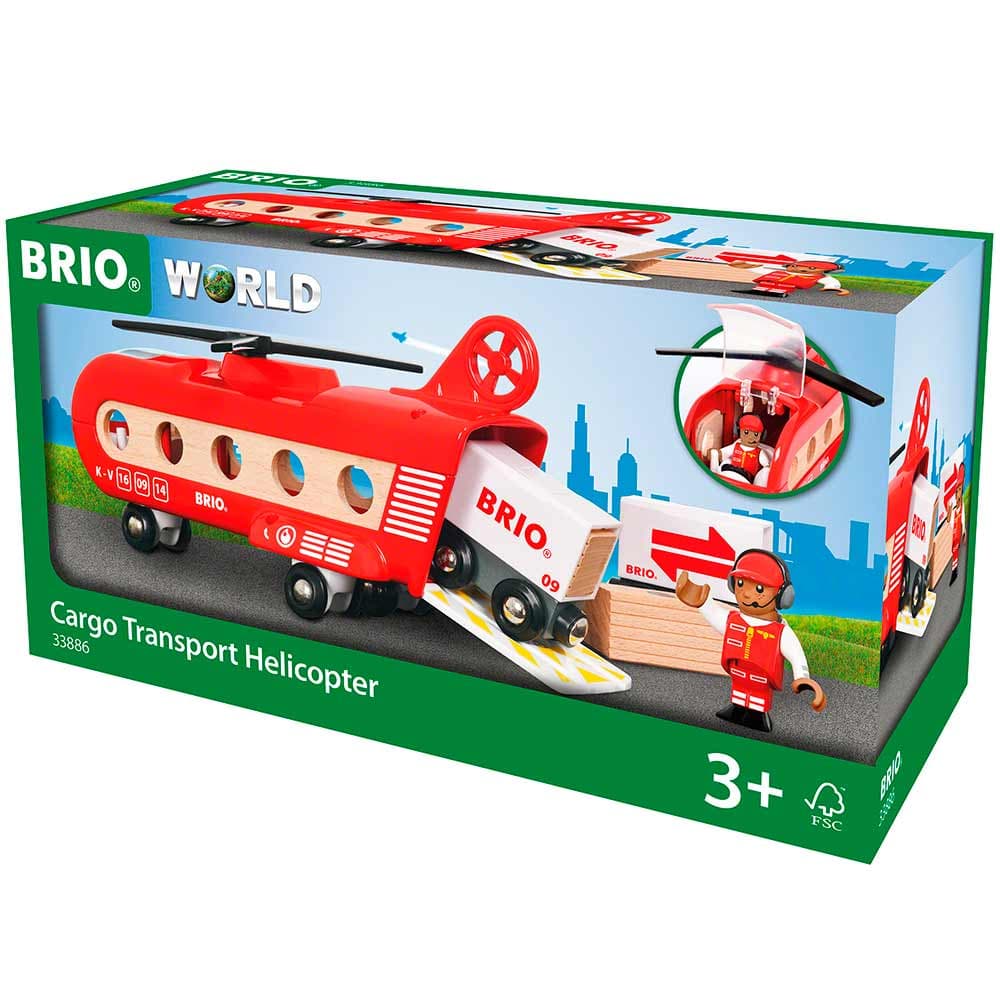 Вантажний вертоліт для залізниці Brio 33886 Вантажний вертоліт для залізниці Brio 33886