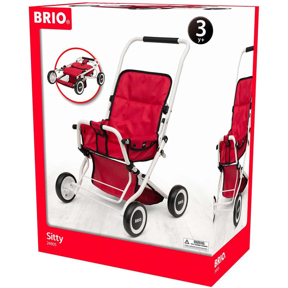 Коляска для ляльок прогулянкова BRIO 24905000 Коляска для ляльок прогулянкова BRIO 24905000