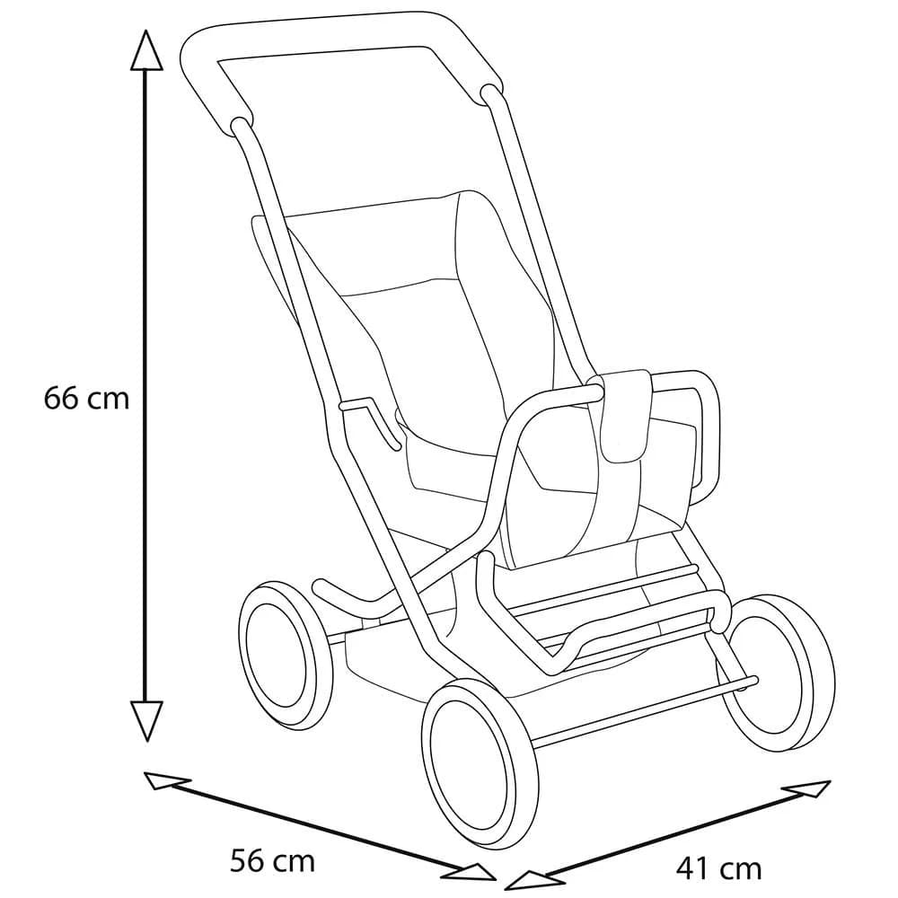 Коляска для ляльок прогулянкова BRIO 24905000 фото 7 Коляска для ляльок прогулянкова BRIO 24905000 фото 7