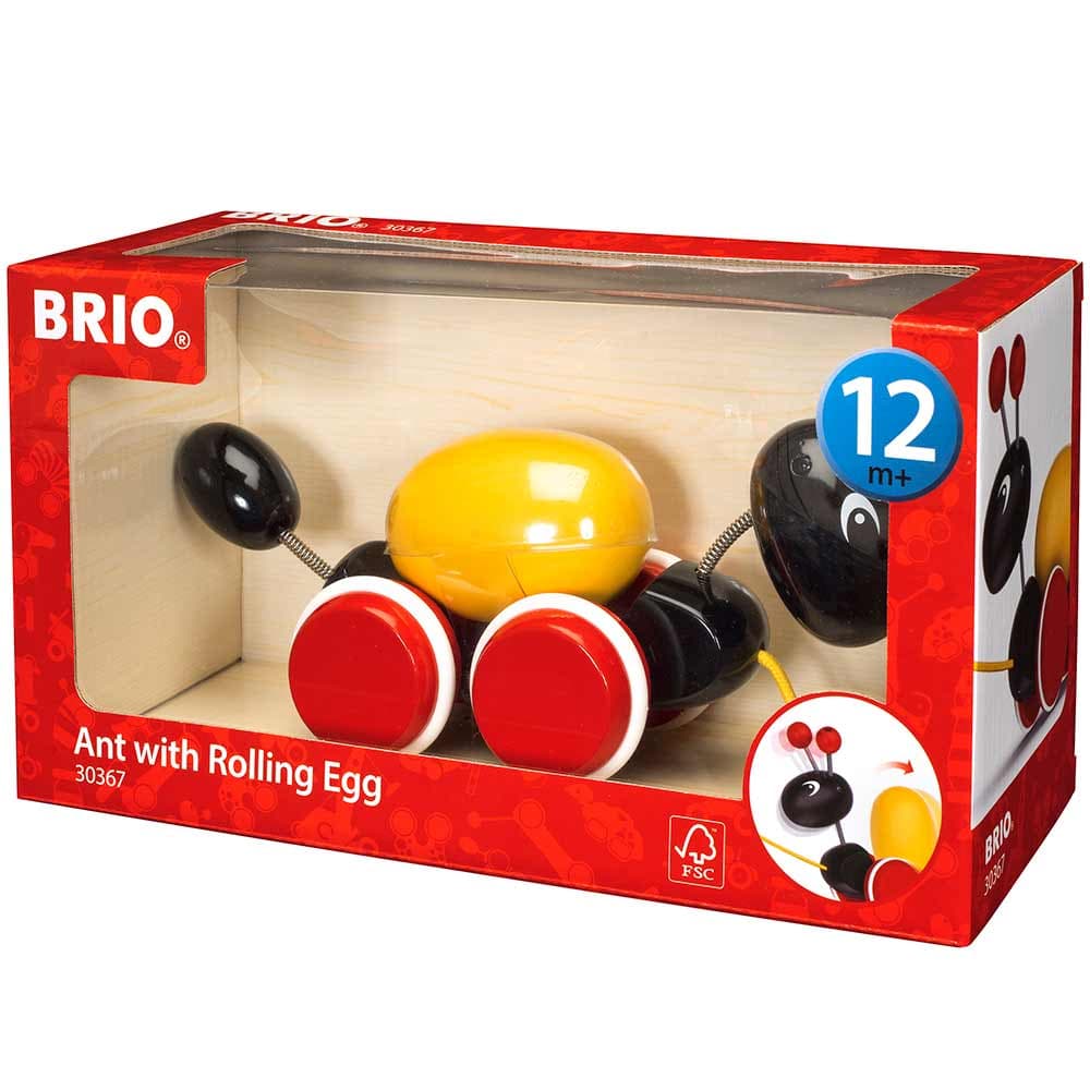 Игрушка-каталка BRIO Муравей 30367 Игрушка-каталка BRIO Муравей 30367