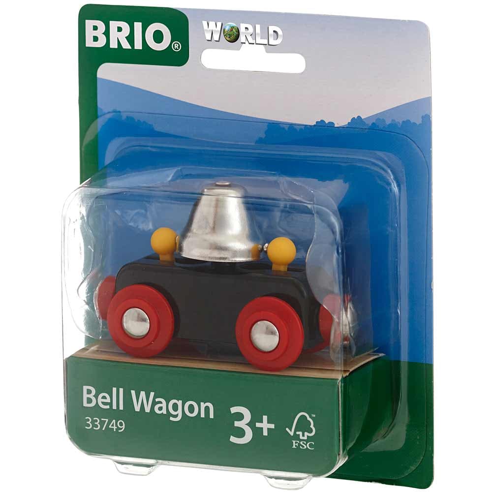 Вагон с сигнальным колокольчиком Brio 33749 Вагон с сигнальным колокольчиком Brio 33749