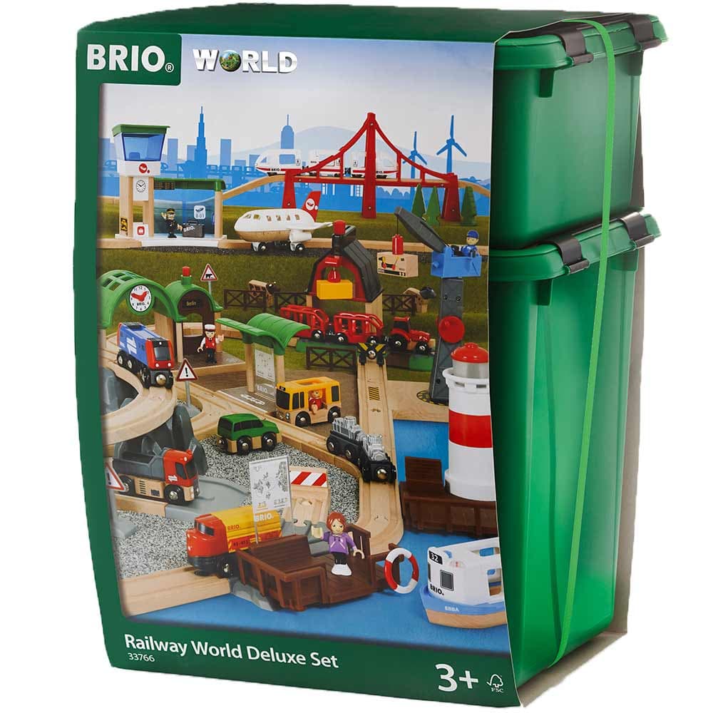 Дитяча залізниця Brio World Deluxe 33766 Дитяча залізниця Brio World Deluxe 33766