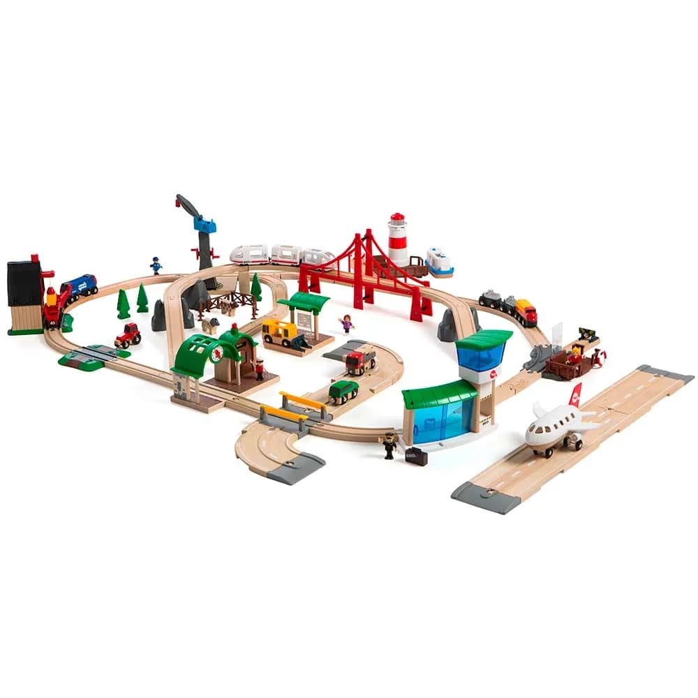 Дитяча залізниця Brio World Deluxe 33766 фото 4 Дитяча залізниця Brio World Deluxe 33766 фото 4