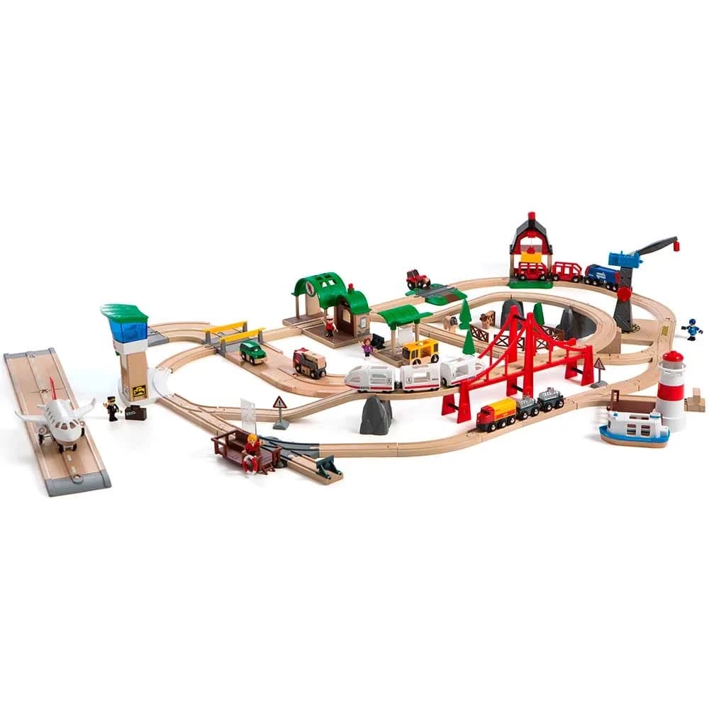 Дитяча залізниця Brio World Deluxe 33766 фото 2 Дитяча залізниця Brio World Deluxe 33766 фото 2