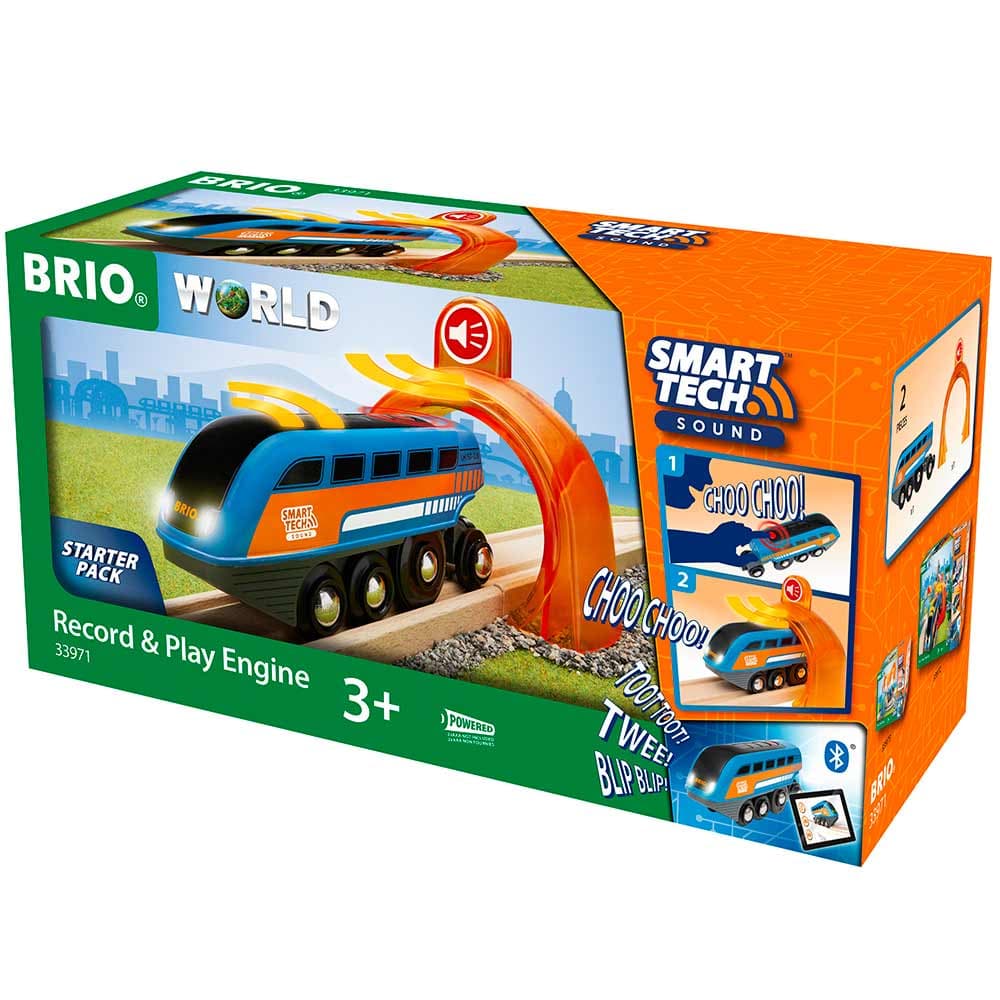 Локомотив Brio Smart Tech со звукозаписью 33971
