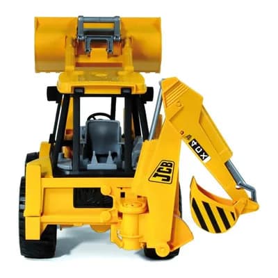 Дорожній навантажувач з екскаватором JCB 4CX Bruder 02428 фото 3 Дорожній навантажувач з екскаватором JCB 4CX Bruder 02428 фото 3