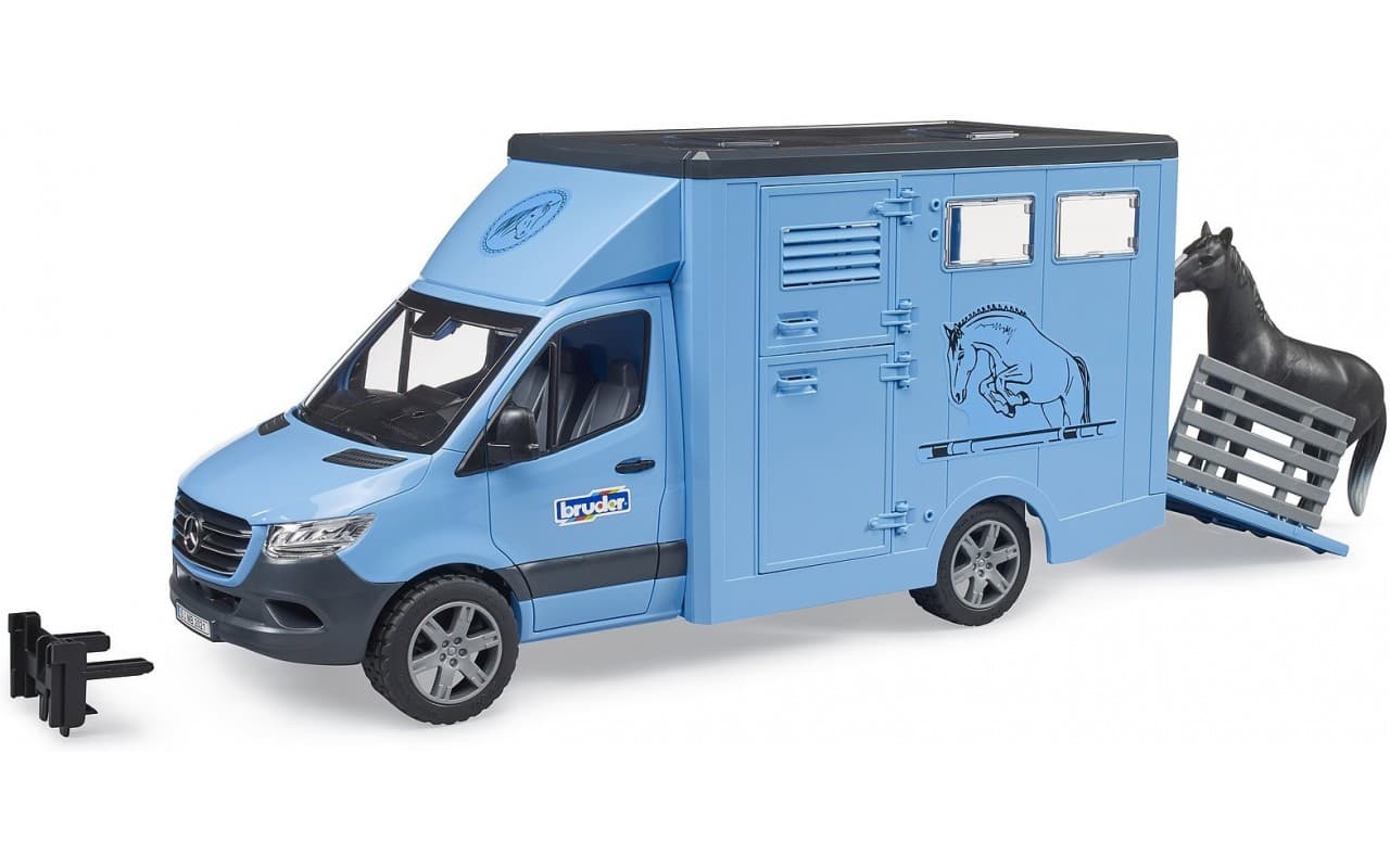 Автомобіль MB Sprinter для первезення тварин з конем Bruder 02674 Автомобіль MB Sprinter для первезення тварин з конем Bruder 02674