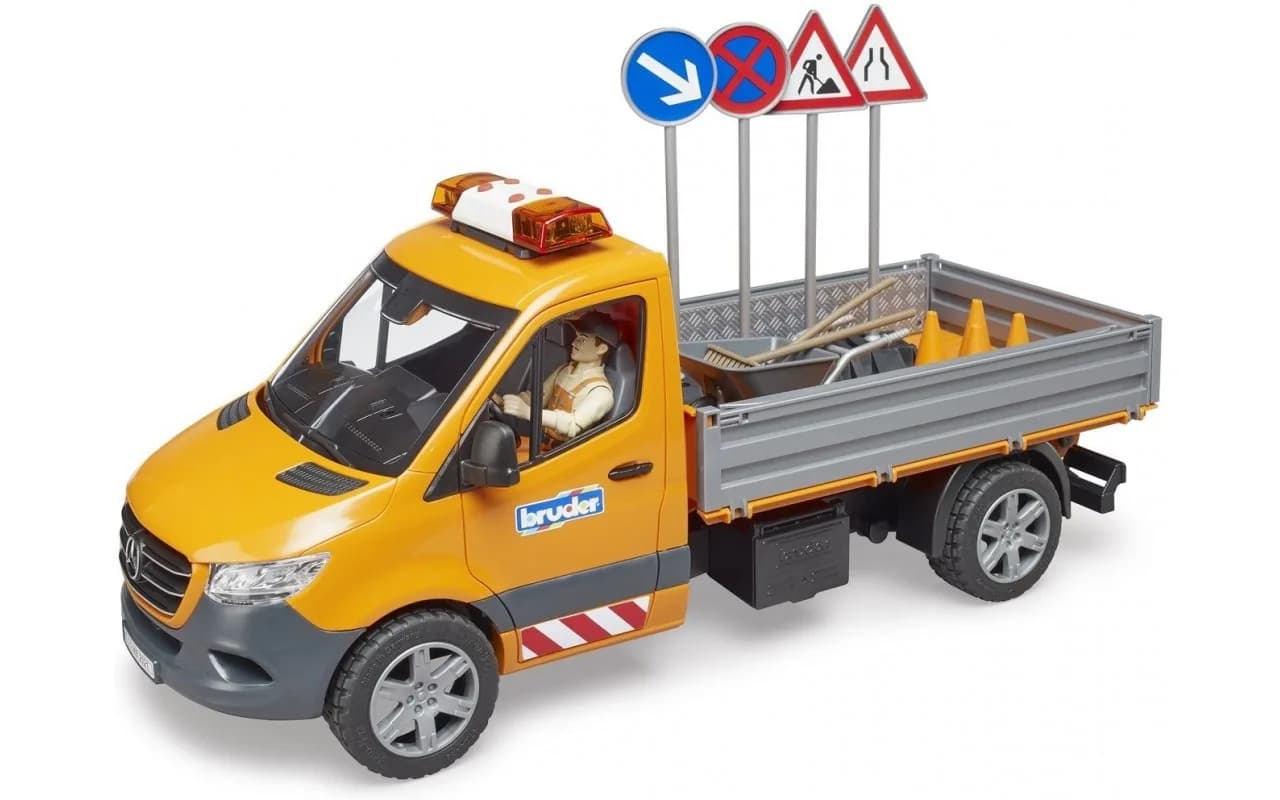 Автомобиль MB Sprinter дорожная служба Bruder 02677 фото 8