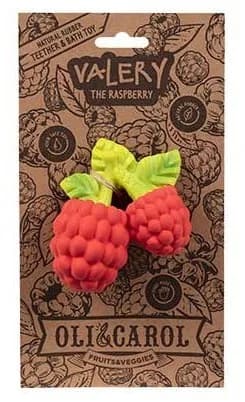 Игрушка прорезыватель Oli&Carol Малина Валери L-RASPBERRY-UNIT фото 4