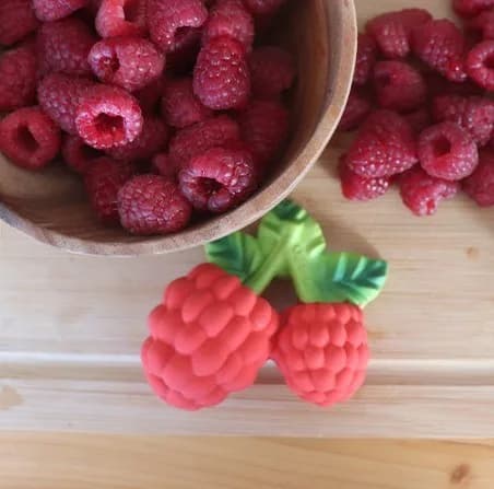 Игрушка прорезыватель Oli&Carol Малина Валери L-RASPBERRY-UNIT фото 6