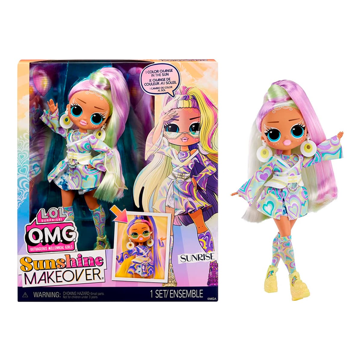Лялька LOL Surprise O.M.G Sunshine Makeover Санрайз 589433