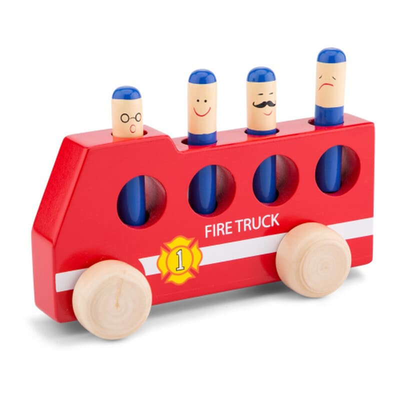 Игрушка развивающая New Classic Toys Пожарная машина 10546 Игрушка развивающая New Classic Toys Пожарная машина 10546