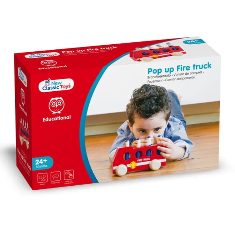 Игрушка развивающая New Classic Toys Пожарная машина 10546 фото 5 Игрушка развивающая New Classic Toys Пожарная машина 10546 фото 5