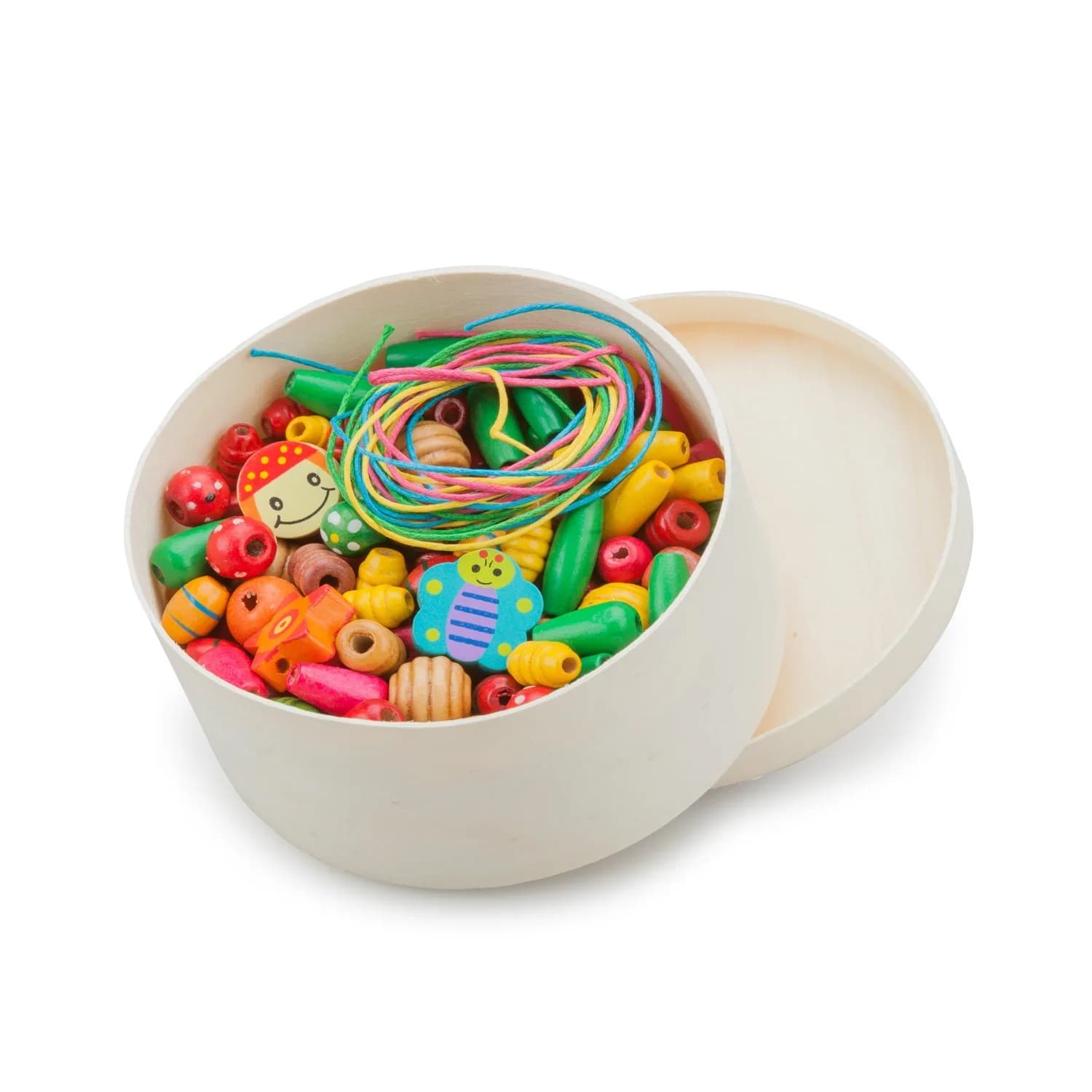 Набор для творчества New Classic Toys Деревянные бусинки 10570 фото 2