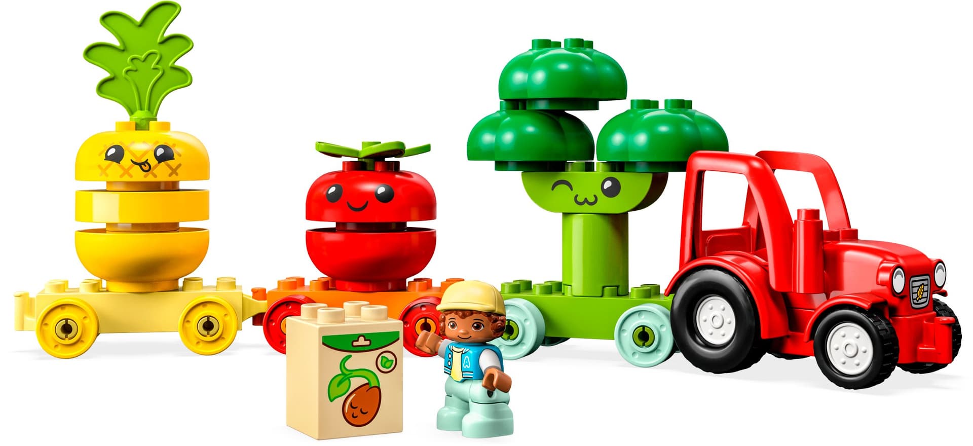 Конструктор Lego Duplo Трактор для вирощування фруктів та овочів 19дет 10982