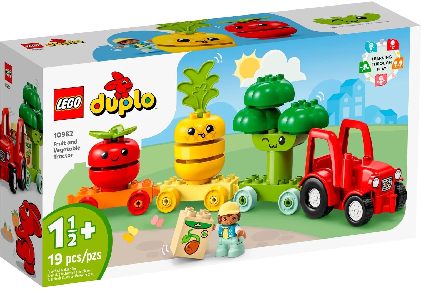 Конструктор Lego Duplo Трактор для вирощування фруктів та овочів 19дет 10982 фото 7