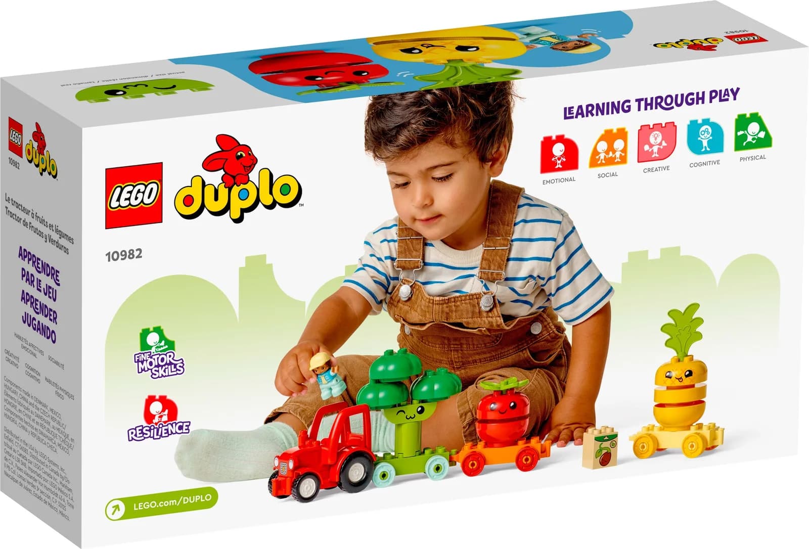 Конструктор Lego Duplo Трактор для вирощування фруктів та овочів 19дет 10982 фото 8