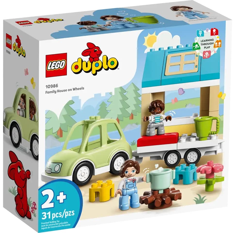 Конструктор Lego Duplo Семейный дом на колесах 31дет 10986 Конструктор Lego Duplo Семейный дом на колесах 31дет 10986
