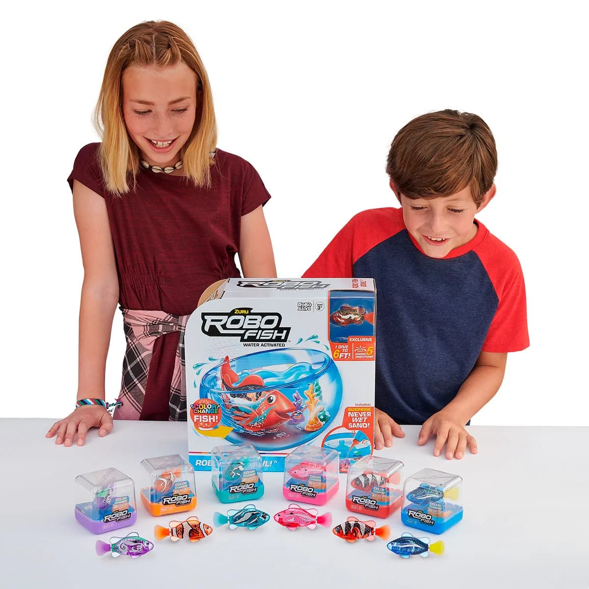 Игрушка интерактивная Zuru Robo Alive Рыбка-робот 7125SQ1 фото 4 Игрушка интерактивная Zuru Robo Alive Рыбка-робот 7125SQ1 фото 4
