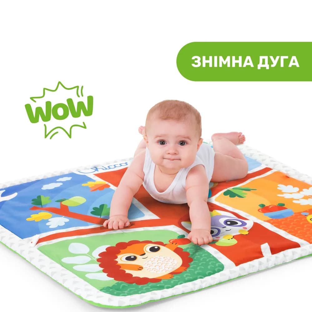 Килимок з дугами Chicco Чарівний ліс 11354.00 фото 7 Килимок з дугами Chicco Чарівний ліс 11354.00 фото 7